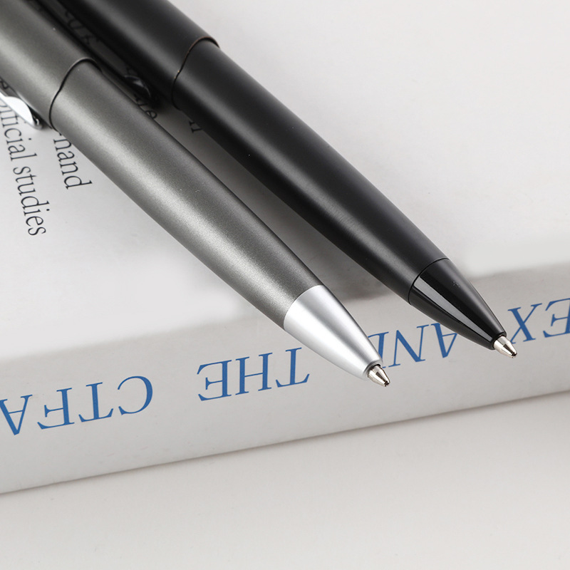 Fabricante de bolígrafo de regalo comercial de metal impresión publicitaria de alta calidad de textura esmerizada grabación de bolígrafo de metal