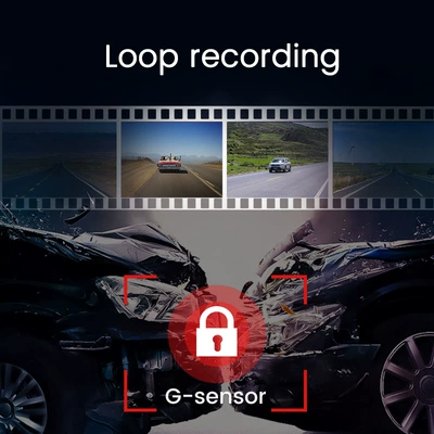 rear dual recording night vision – Driving recorder