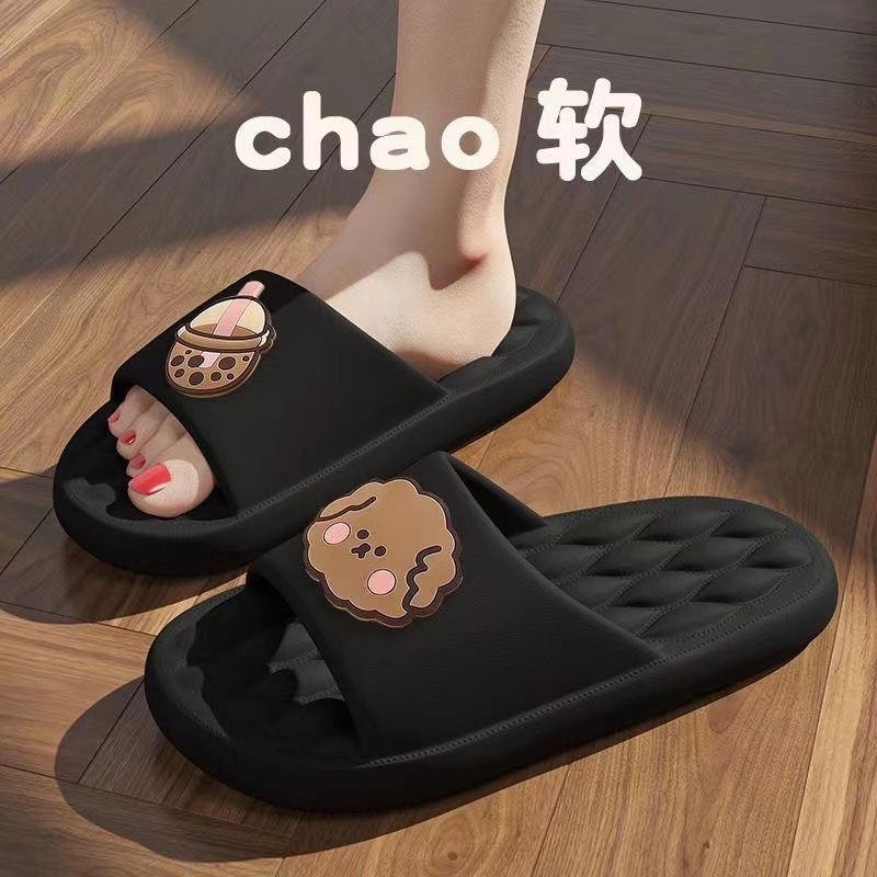 Drooping Slippers for Women Exclusive for Cross-Border Summer Indoor Home Bathroom Bath Non-Slip Couple Men and Women Sandals Wholesale