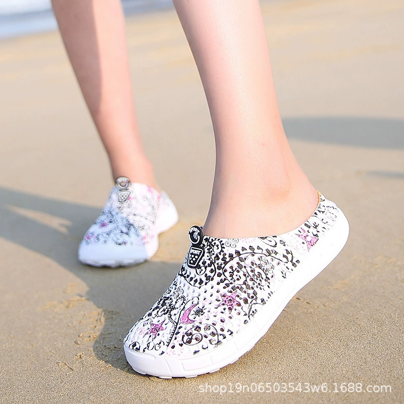 2025 летние женские пляжные сабо для студентов, сетчатые слипоны для кросс-граничной торговли, дропшиппинг