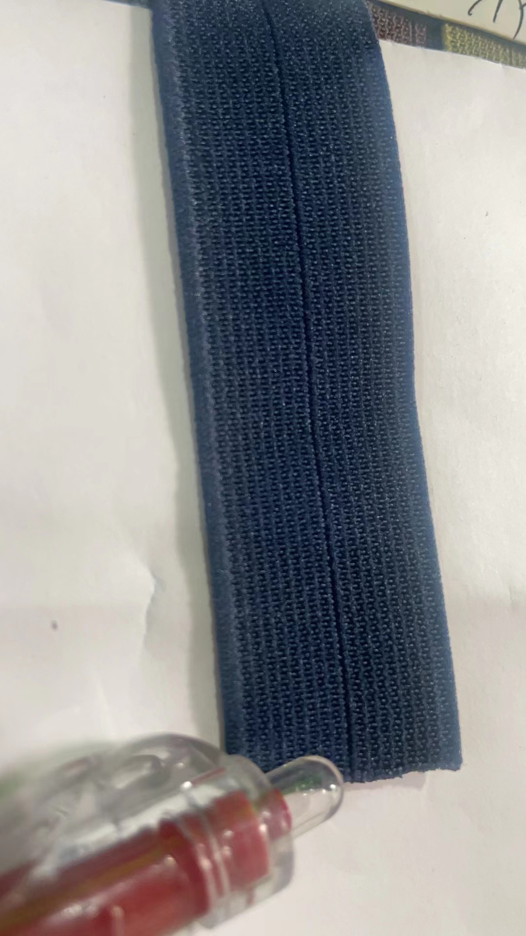 사파이어 블루 * 2.2cm(7 점) 중간 접힌 고무 밴드