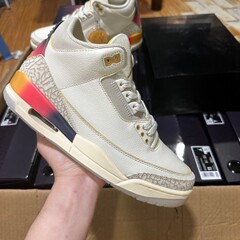 莆田シューズ 純正AJ3 ローカット エア クッション バスケットボールシューズ 白黒 スマイリー ジョーダン3 男女兼用 アウトドア レトロ 多用途 スポーツシューズ