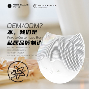 Ultrasonic Facial Cleanser, Household Beauty Instrument, Silicone Facial Cleanser, Facial Massager, USB Rechargeable Eye Beauty Instrument