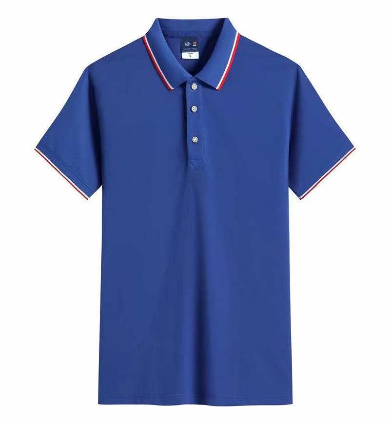 2024 nueva camisa de polo de manga corta de collar de color logotipo personalizado camisa publicitaria al por mayor ropa de trabajo camisa básica uniforme escolar