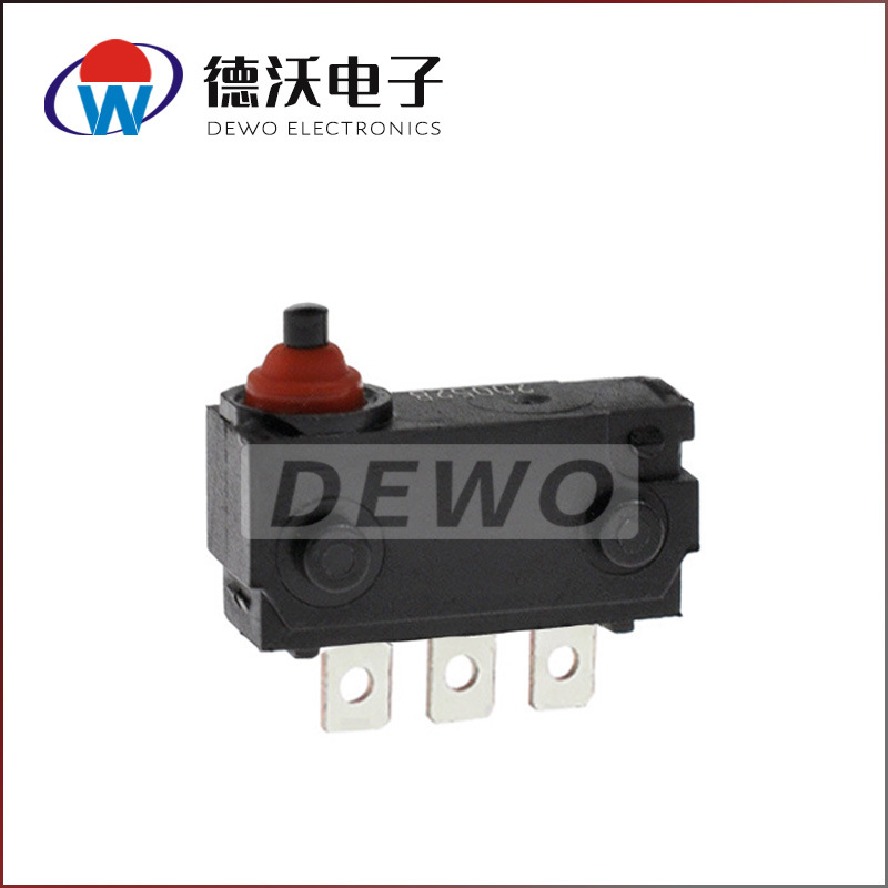 厂家直销防水小型微动开关左定位柱汽车门锁开关尾箱门扣开关