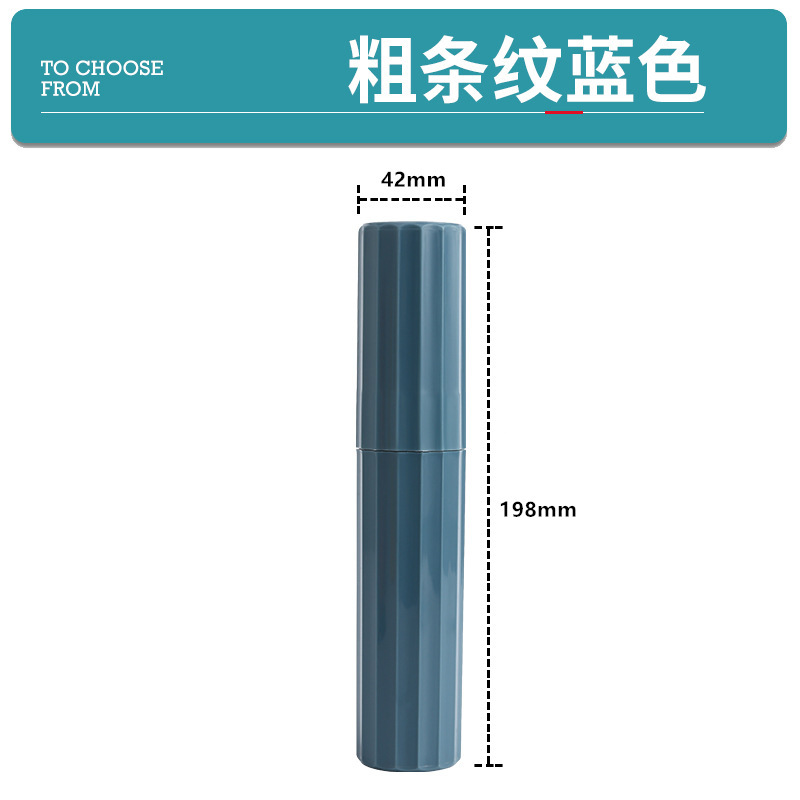粗いストライプの旅行の洗面器の歯ブラシのカップのセットのカップルの現代の簡単な歯の箱の多機能のはらはら口の桶|undefined