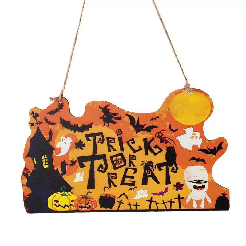 2025 трансграничный новый Хэллоуин тыква скелет паук летучей мыши вечеринка сцена украшение декоративных ремесел подвеска