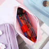 Capacious cartoon pencil case, fresh organizer bag for elementary school students, Korean style, wholesale