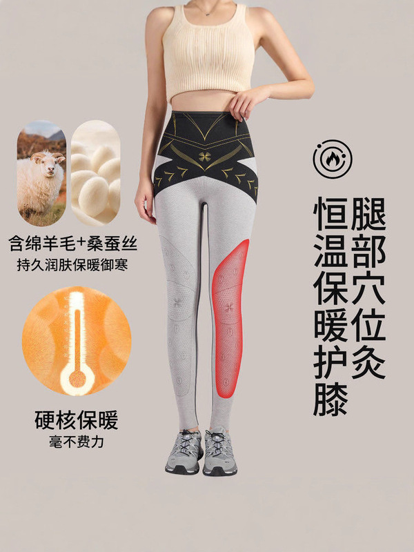 秋冬季新款黑金穴位鲨鱼裤【厂家直销】2025女加绒加厚外穿芭比裤|undefined