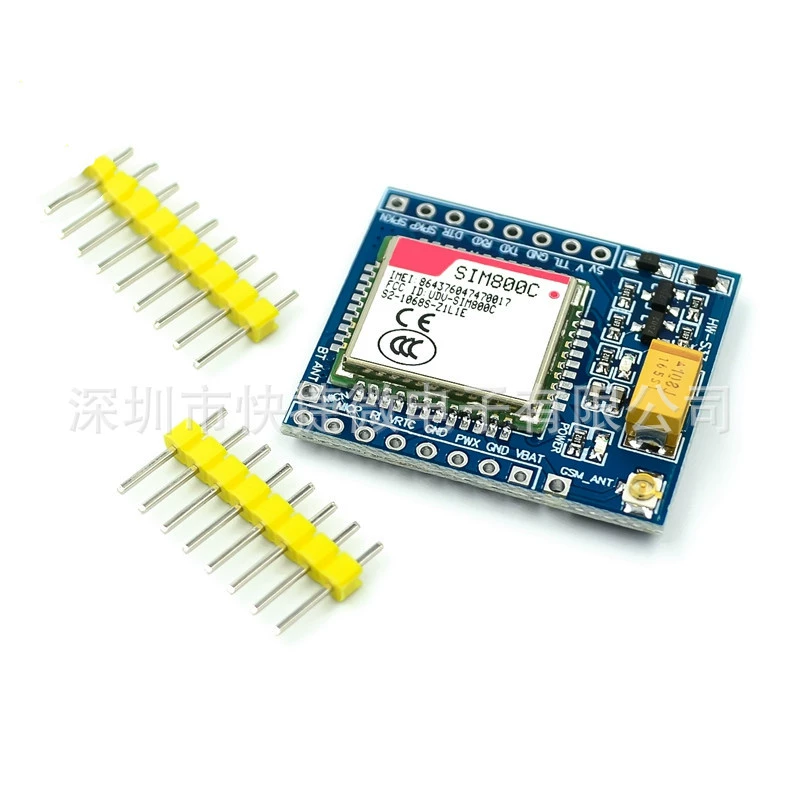 SIM800C GSM GPRS модуль 5V/3.3V TTL адаптация STM32 C51 программа и Bluetooth и TTS