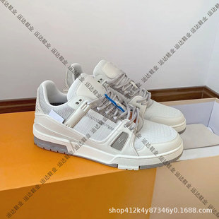 L Brand High Version Empty Rubber Sneakers V Men and Women New Casual Sports Shoes Light Luxury Niche Trendy Thick-Soled Shoes