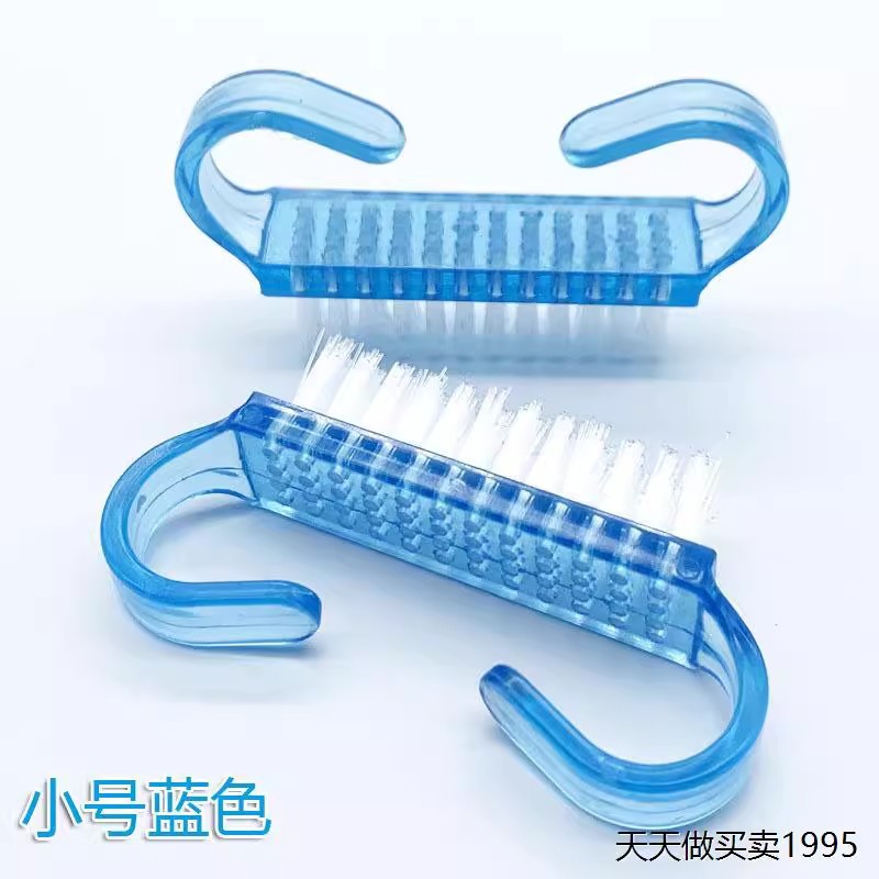Cepillo para uñas de cuerno, transparente, para limpieza, al por mayor