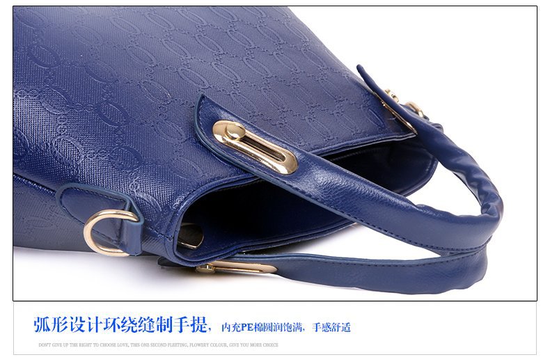 New Bear four-piece set, European and American trend women's single-shoulder bag, crossbody and hand-carry bag, cross-border one-piece delivery worldwide undefined