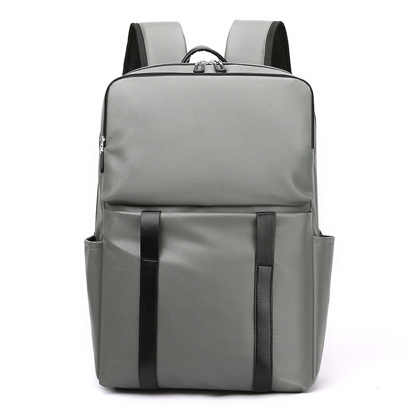 Transfronterizo moda mochila de viaje de los hombres de trabajo de viaje bolsa de computadora PU de moda de gran capacidad mochila estudiante