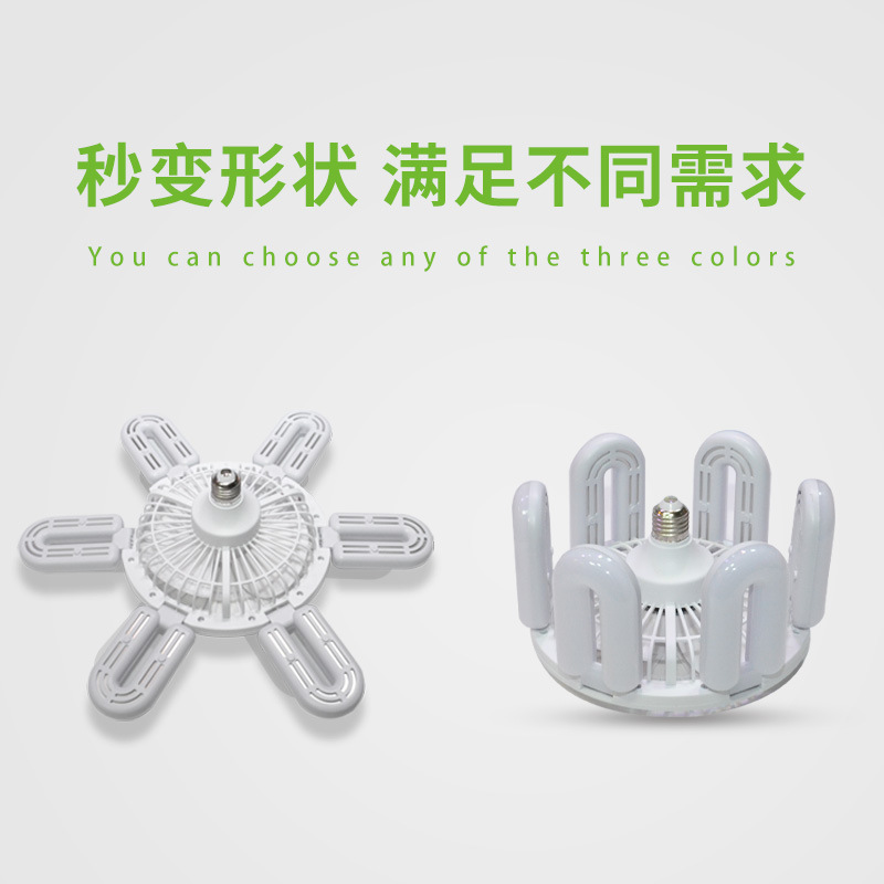 ventilador de cristal de alta potencia tornillo lámpara led hogar dormitorio cocina control remoto ventilador de techo lámpara fábrica de Zhongshan