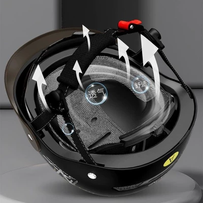 light riding motorcycle helmet men's, Motosiklet kaskı (dəbilqə)