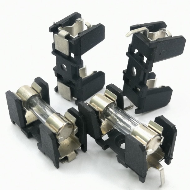 5*20250V10APCB焊接5X20保险丝座大电流插脚保险丝座SMD款保险丝