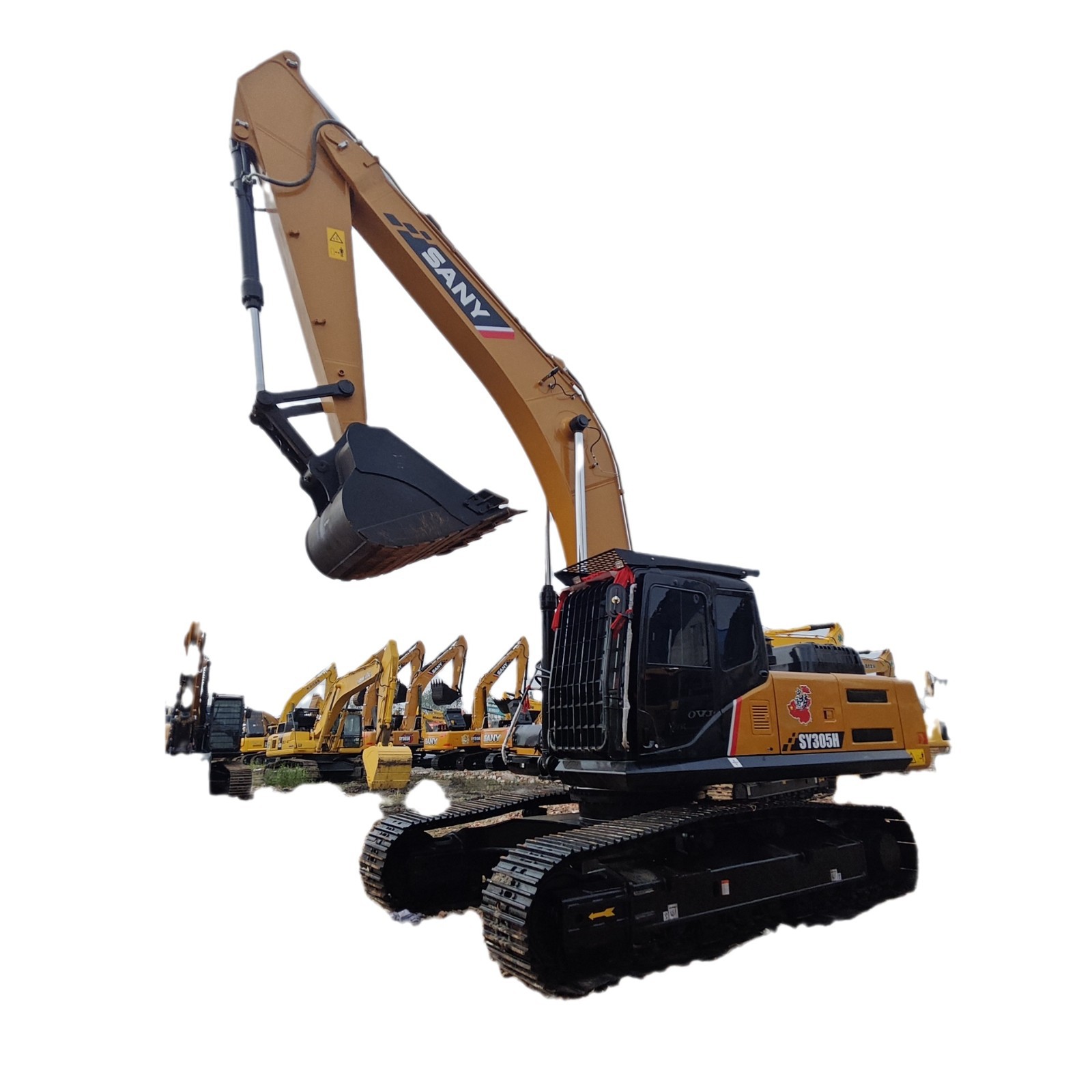 Comercio exterior suministro directo SanySY305SY335SY365SY485 excavadora gancho máquina de perforación de martillo triturador