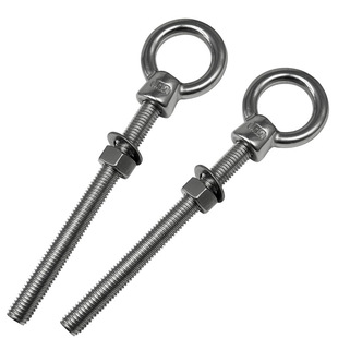 Lifting Eye Bolt 1169 Head Welded Eye Bolt Ring Extended Screw Rod Eye Bolt 316 Stainless Steel
