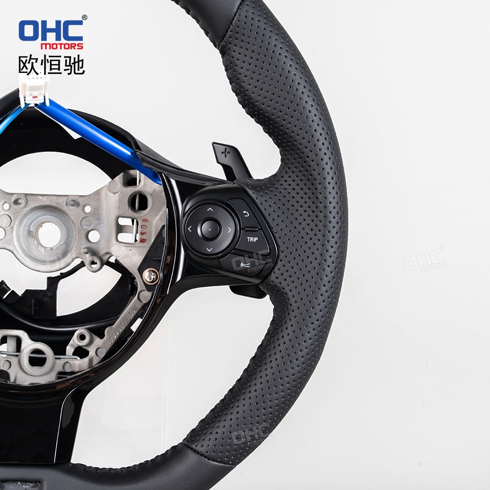 Suitable for 16-23 Toyota 86 Subaru modified and upgraded sports full-leather steering wheel assembly