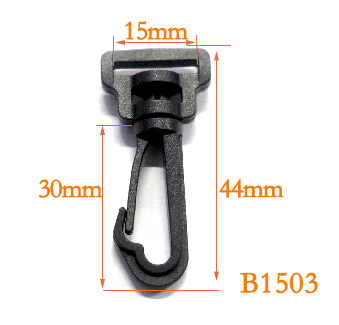 El fabricante tiene en stock accesorios para equipaje, clips de plástico para perros, ganchos giratorios, ganchos para correas de hombro, ganchos para mochilas. image 13