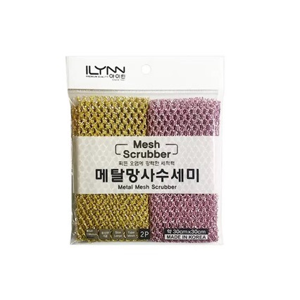 한국 수입 걸레 2피스 메쉬 걸레, 접시 수건, 내마모성, 건조 용이, 주방 청소 용품 도매