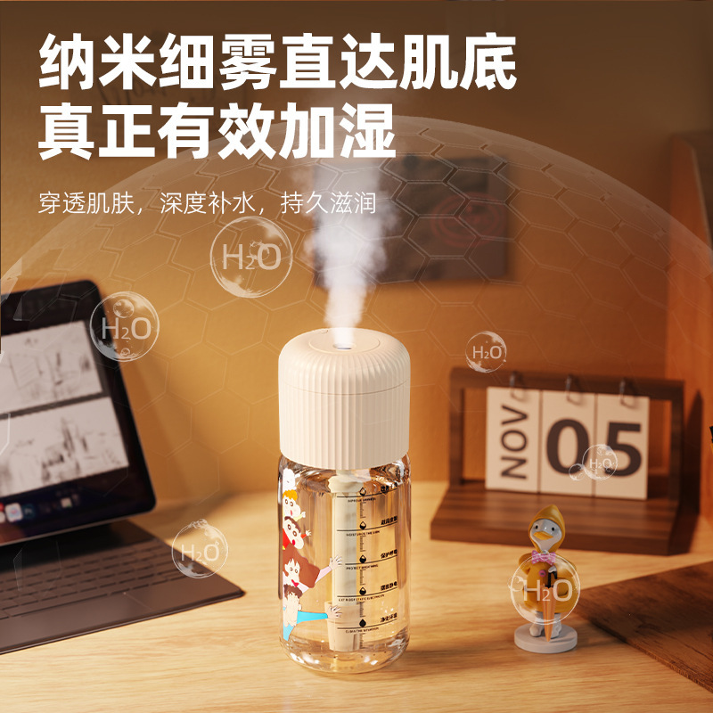 加湿器 USB 充電ホームルーム車オフィス寝室デスクトップ学生寮加湿大型スプレー|undefined