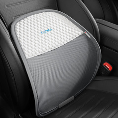 Ice Bean Car Lumbar Support Cooling Breathable Honeycomb Mesh Comfort Seat Back Cushion Vehicle Office Stress Relief Waist Support