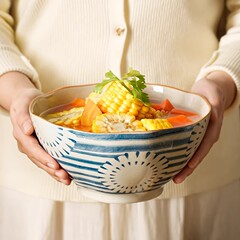 新しい日本式の釉薬の下の陶磁器の食器の家庭用の茶碗の高い顔の値の泡の碗のスープの碗の料理の皿は高温に耐えることができます。