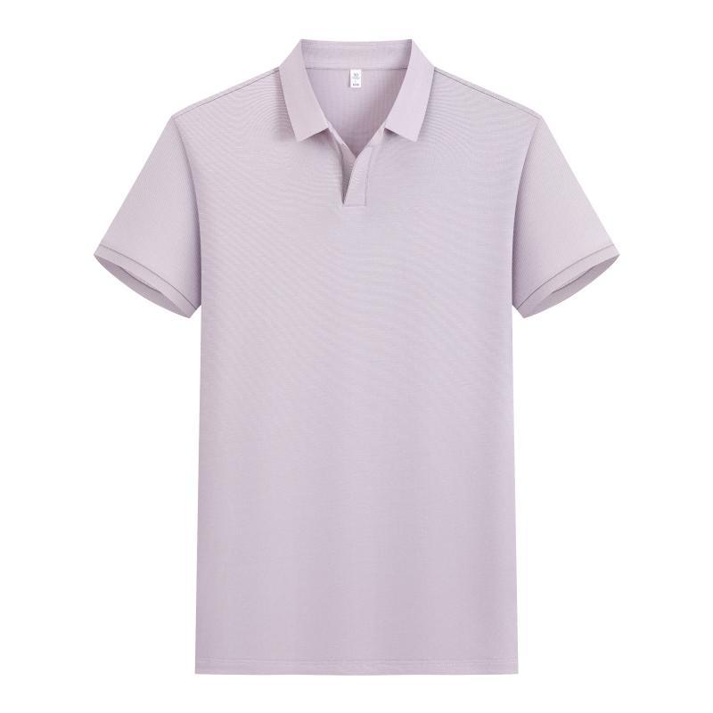 200G camiseta polo 2025 verano de manga corta ropa de trabajo de hombres y mujeres logotipo de impresión personalizado