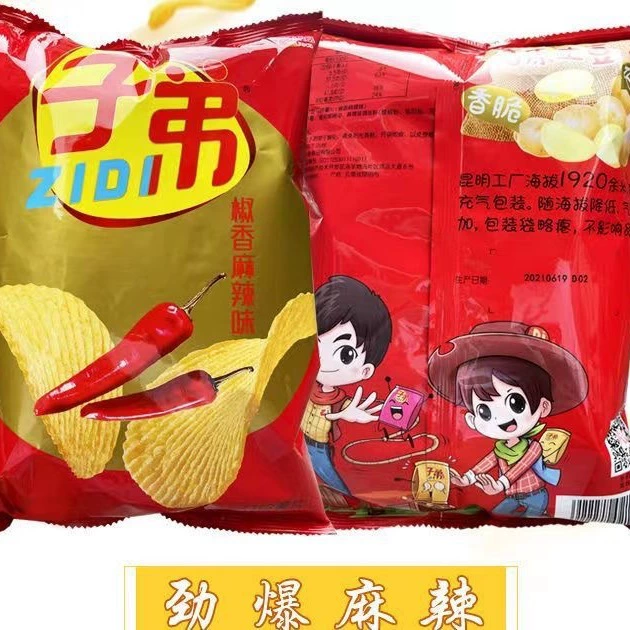 Специалитет из Юньнаньского Куньминя картофельные чипсы, закуски Tudou острый огурец кукуруза оригинальные 95 г большая упаковка