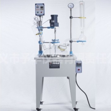 河南巩义予华仪器源头厂家YDF-1-200L单层玻璃反应釜智能数控