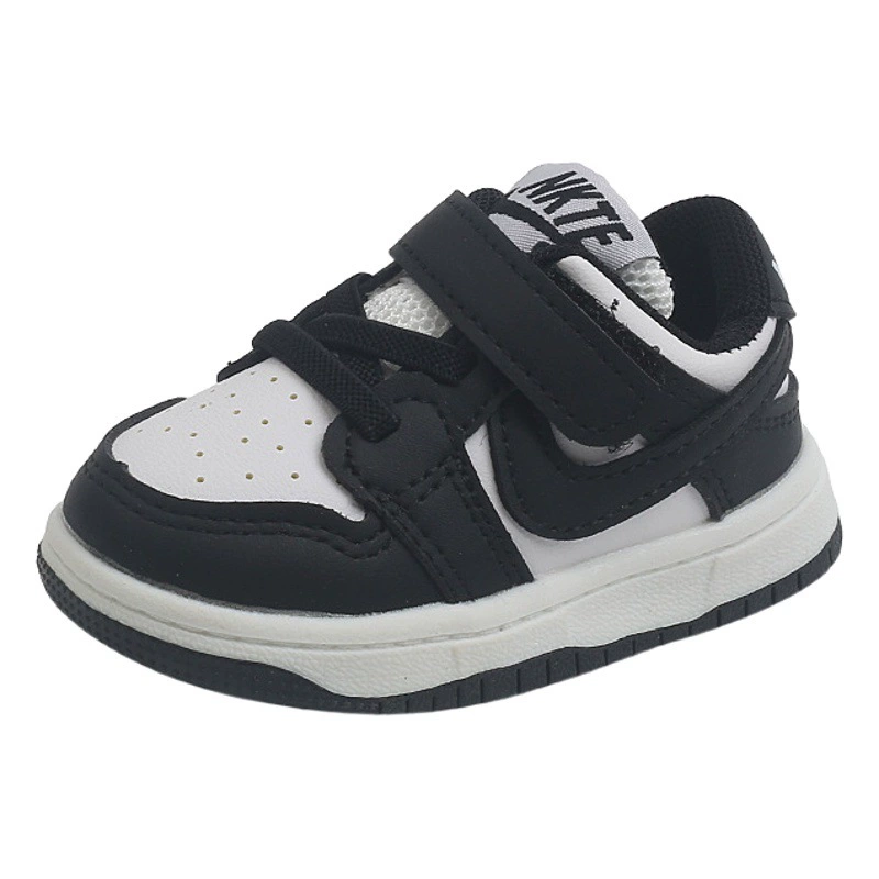 Детская спортивная обувь, кроссовки для мальчиков и девочек, весна 2024, осенне-зимняя обувь для мальчиков в корейском стиле, белые туфли, обувь для малышей.