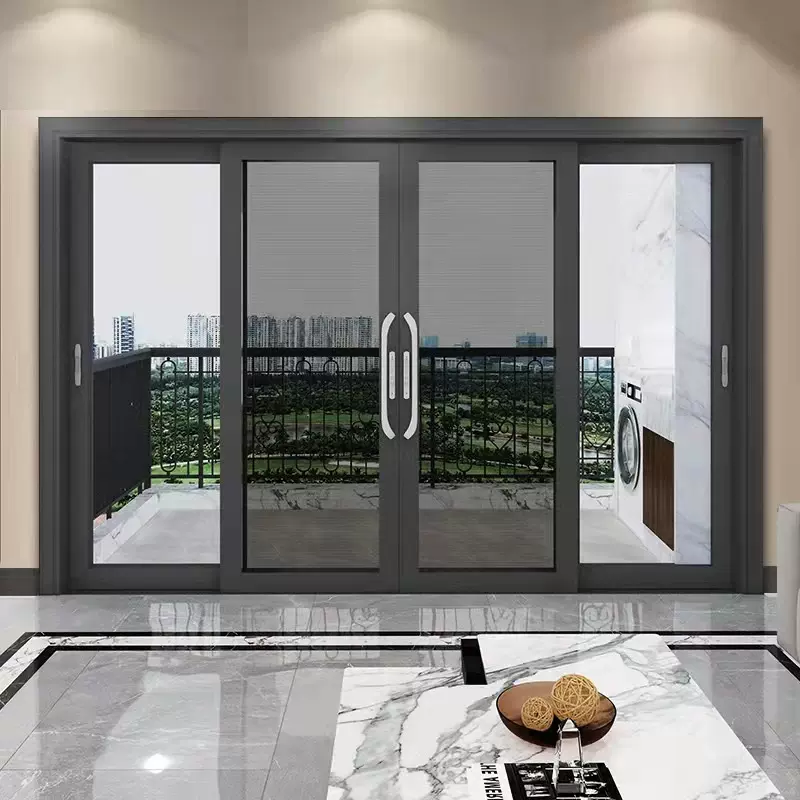 阳台封窗落地推拉门厂家多腔体结构铝合金玻璃隔断移门玻璃门