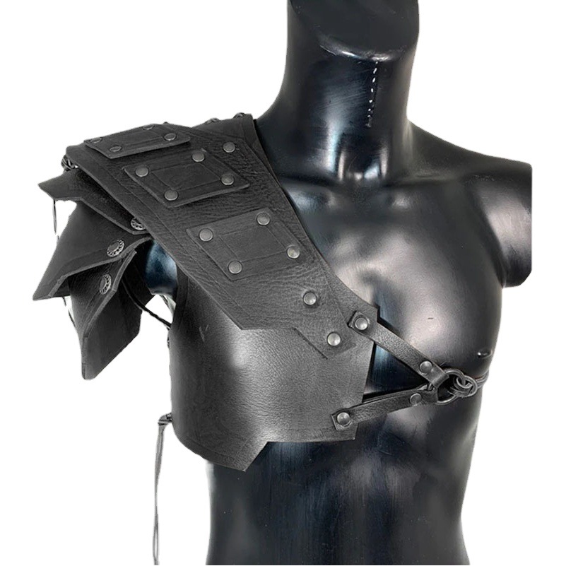 2023 cross-border new European ancient medieval Viking COSPLAY stage props shoulder pads