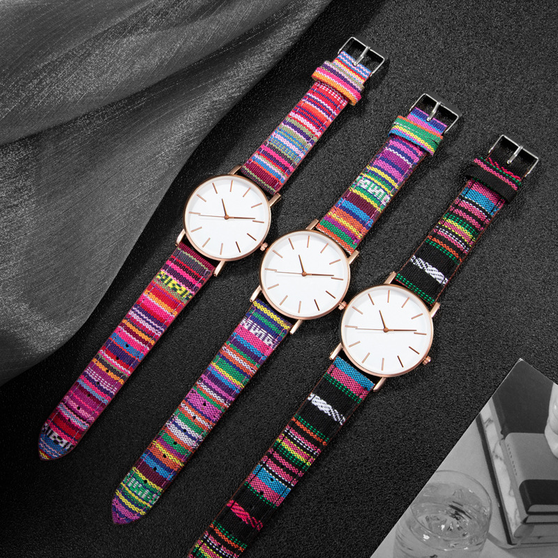 New Creative Daily Accessories Watch Color Strap National Bohemian Style Portable Accessories_voghion.com