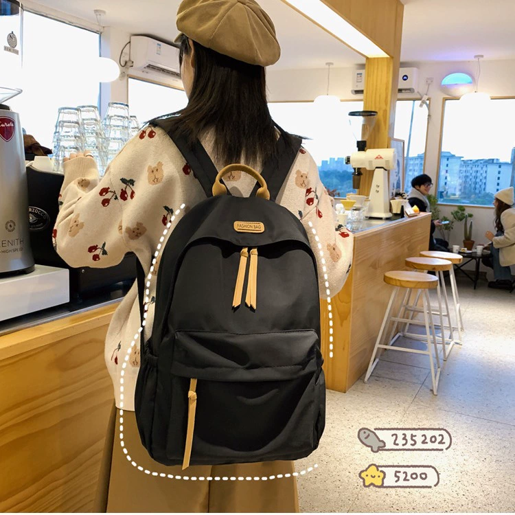 School bag, high quality capacious Japanese backpack, Korean style