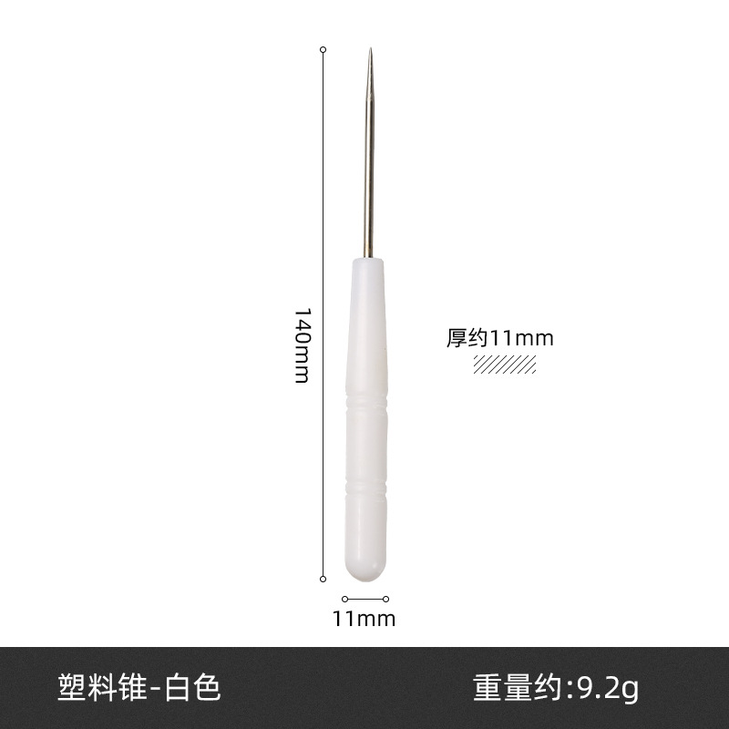 Nuevas herramientas de costura de cuero forma de calabaza mango de madera puncher herramientas hechas a mano en stock al por mayor