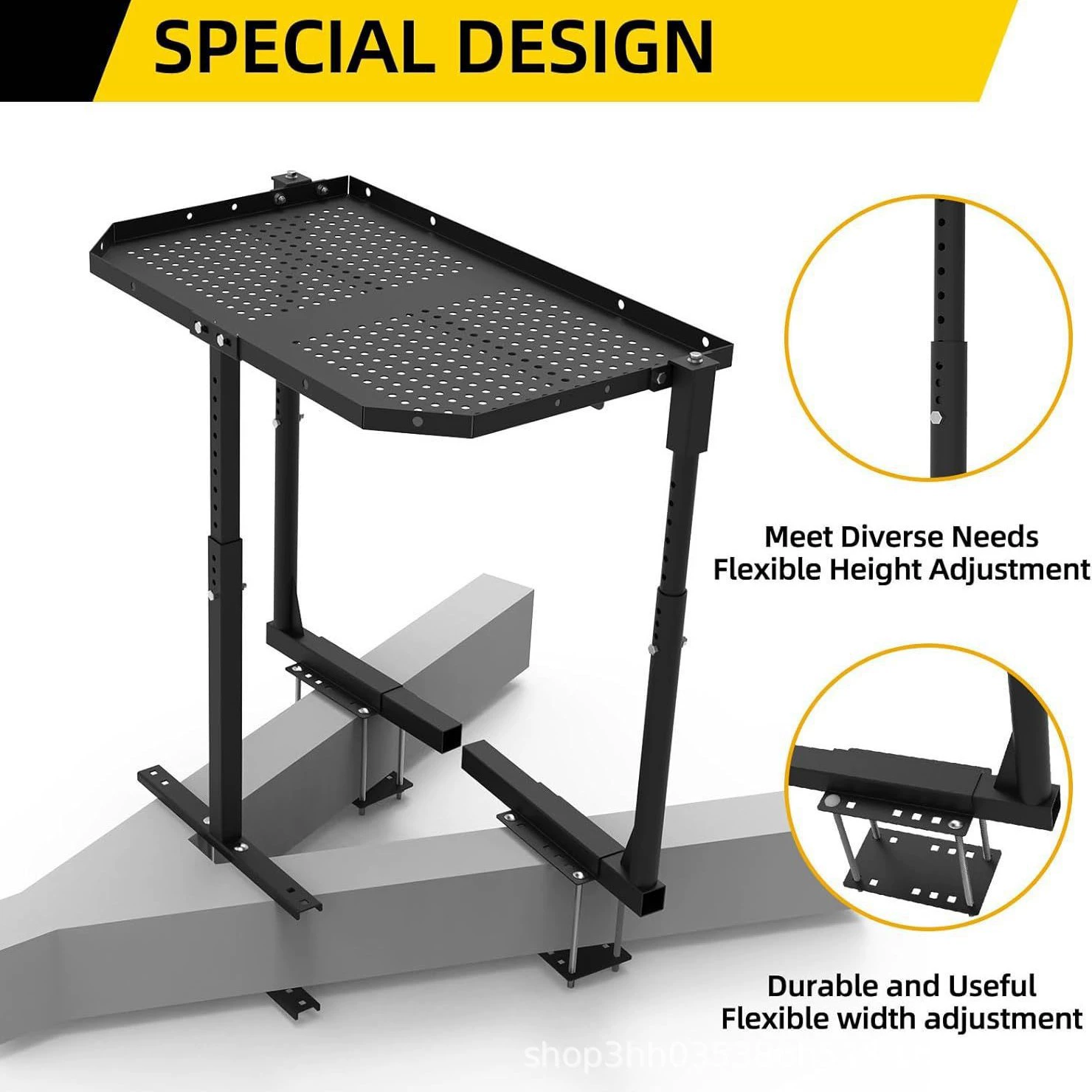 Поддон для прицепа – регулируемый поддон, подходящий для грузового крепления А-образной формы, полный комплект стойки для генератора в автодоме.