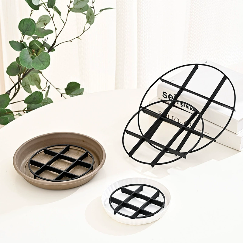 Цветочный горшок для ног изоляция Нижняя опора пластиковое основание кронштейн нижней подушки горшок дышащий корень против гниения