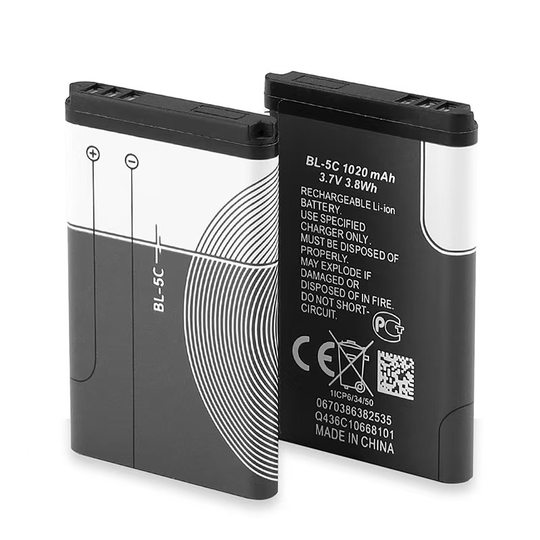 A large number of manufacturers in stock BL-5C for Nokia mobile phone battery dual protection radio player small speaker