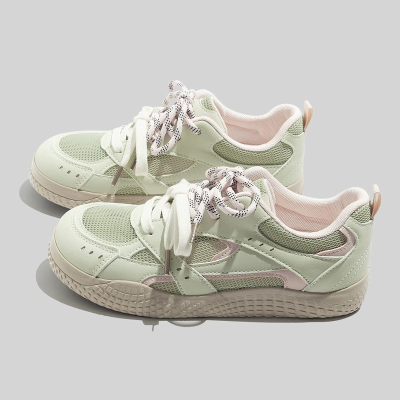 Обувь для тренировок Glacier Land от (Glacier Land Training Shoes) с сеткой dopamine, высокоточная повседневная обувь с двойной шнуровкой, круглый нос, однотонная обувь 6872