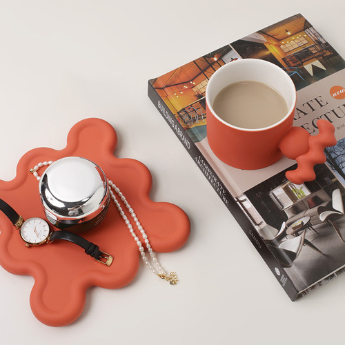 Behanmei Ceramics Creative Happy Words High-Looking Mug Coffee Cup Water Cup Wedding Souvenir Set Wholesale