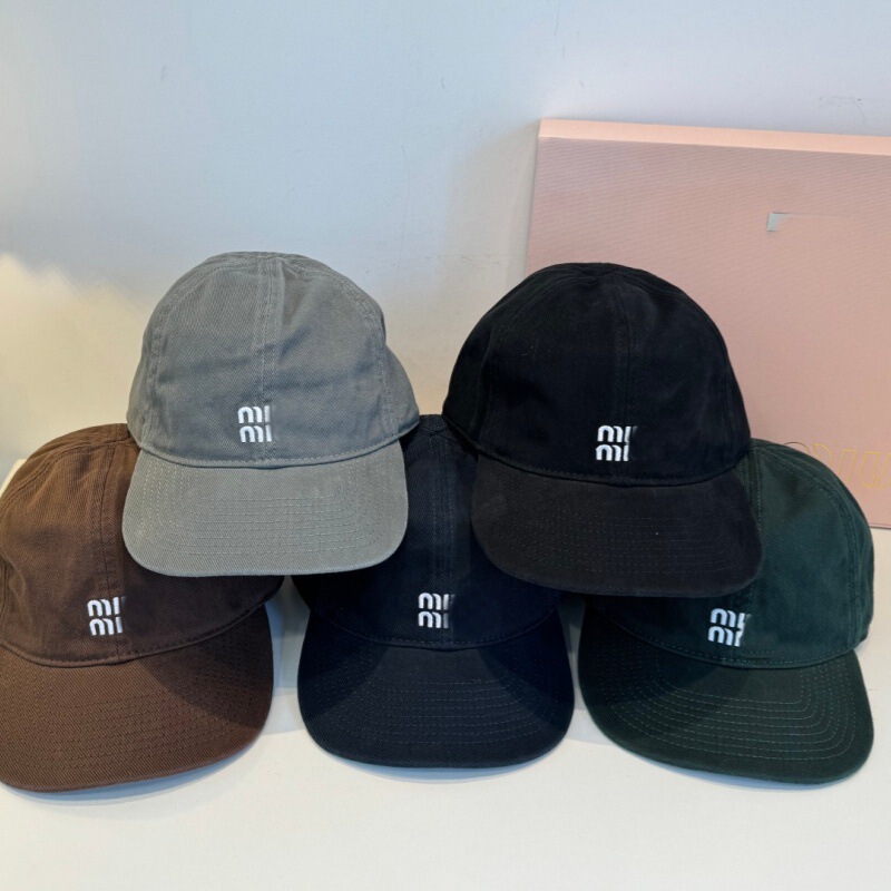 2026m New Drawstring Baseball Cap for Women, Soft Brim, Letter Embroidery, Fashionable Versatile Peaked Cap