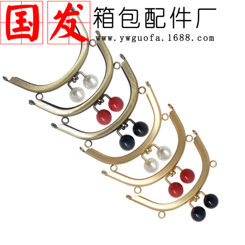 [Nuevo producto] agujero de tornillo 12.5CM curvo plano liso sin agujero 20MM caramelo oro boca mayorista con tornillo