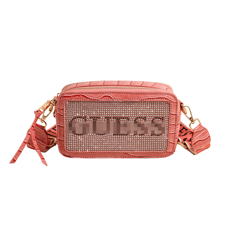 Crocodile transfronterizo con diamantes bolsos de letras universales bolsos de hombro de moda europeas y estadounidenses al por mayor bolsos de tendencia de mujer