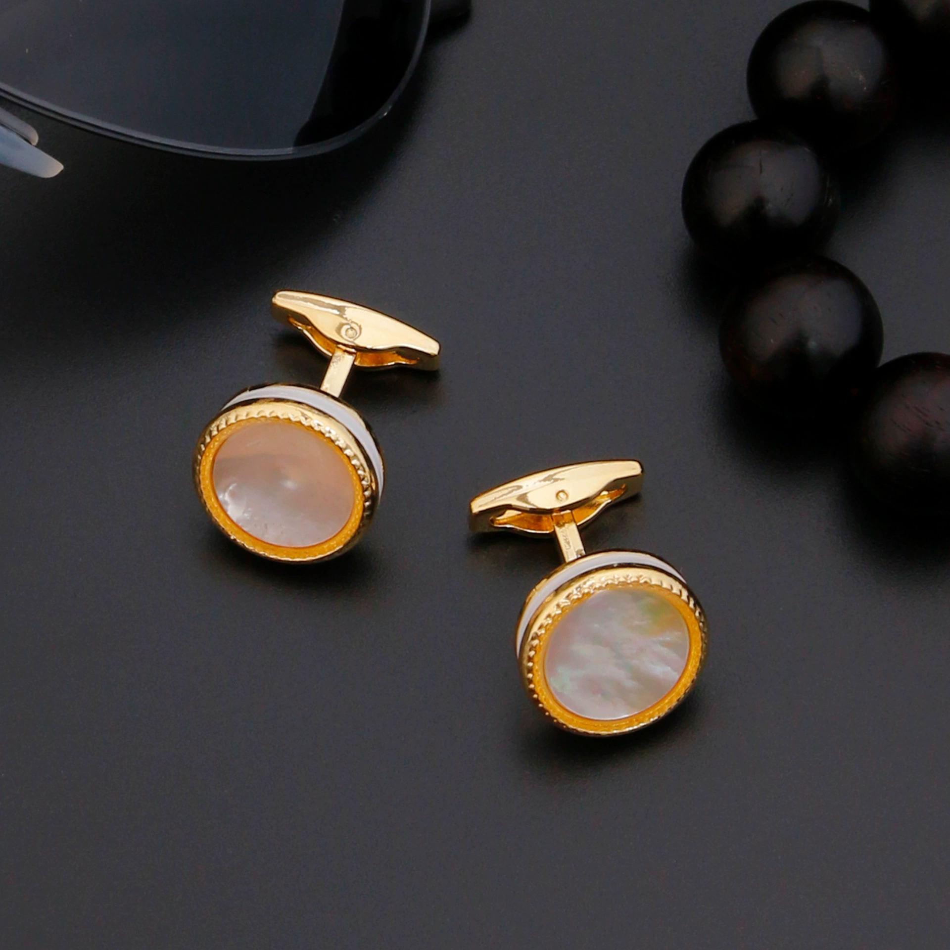 (Cross-border trading), quality golden accessory, light luxury style, (Physicals), 1 pair, wholesale