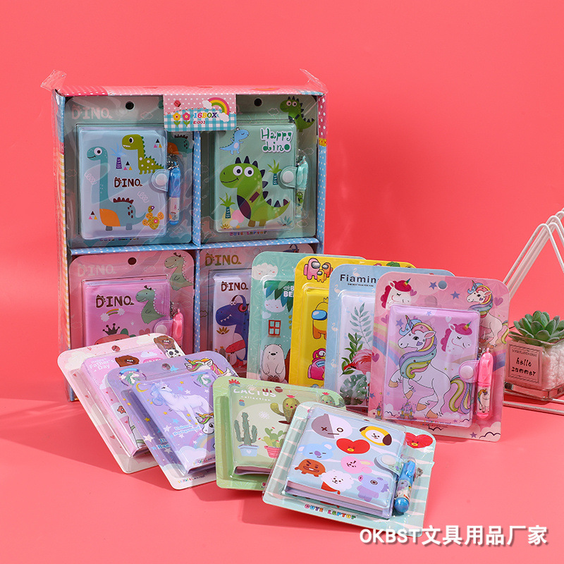 Cuaderno pequeño lindo de dibujos animados para niños, premios para estudiantes de jardín de infantes al por mayor, portátil conveniente, papelería