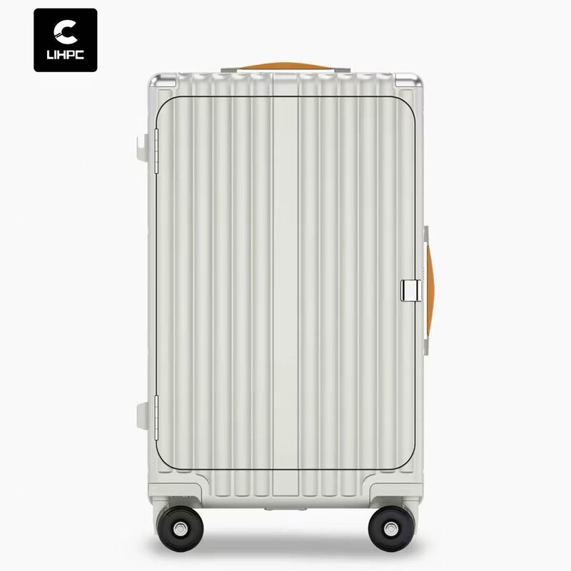 Export cross-border dropshipping side-opening suitcase large capacity trolley case 20inch carry-on and checked luggage suitcase for men and women