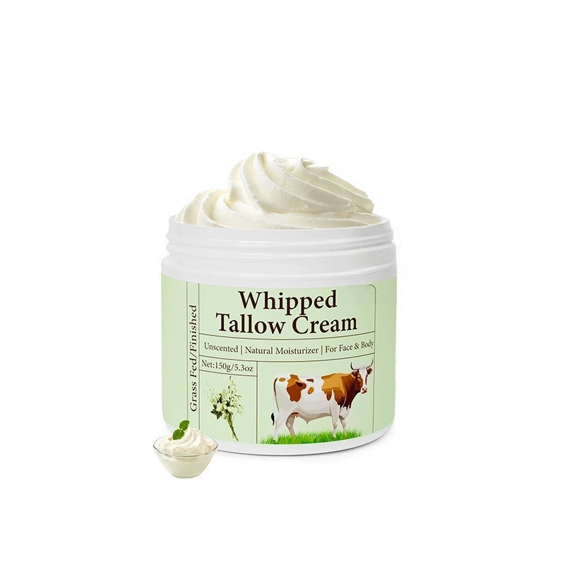 Взбитое говяжье сало для увлажнения кожи и увлажнения для чувствительной кожи